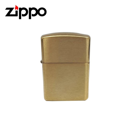 ZIPPO 打火機 黃銅拉絲 (加厚) 168