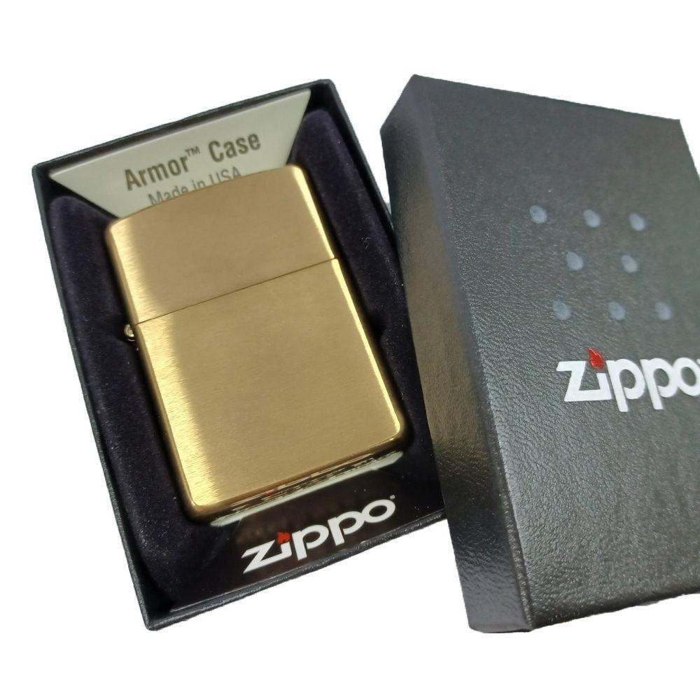 ZIPPO 打火機 黃銅拉絲 (加厚) 168-細節圖2