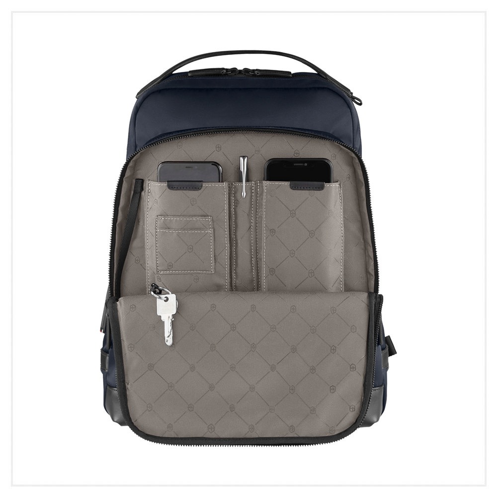 VICTORINOX 瑞士維氏 AlexNero系列 15.6吋電腦後背包 黑/海軍藍 611804/653669-細節圖8