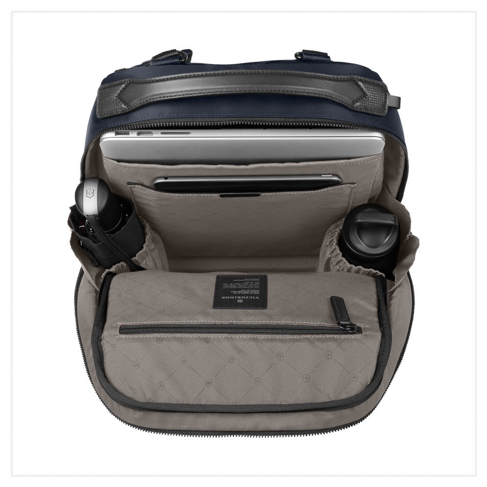 VICTORINOX 瑞士維氏 AlexNero系列 15.6吋電腦後背包 黑/海軍藍 611804/653669-細節圖9