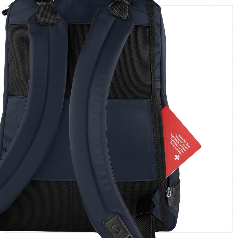 VICTORINOX 瑞士維氏 AlexNero系列 15.6吋電腦後背包 黑/海軍藍 611804/653669-細節圖10