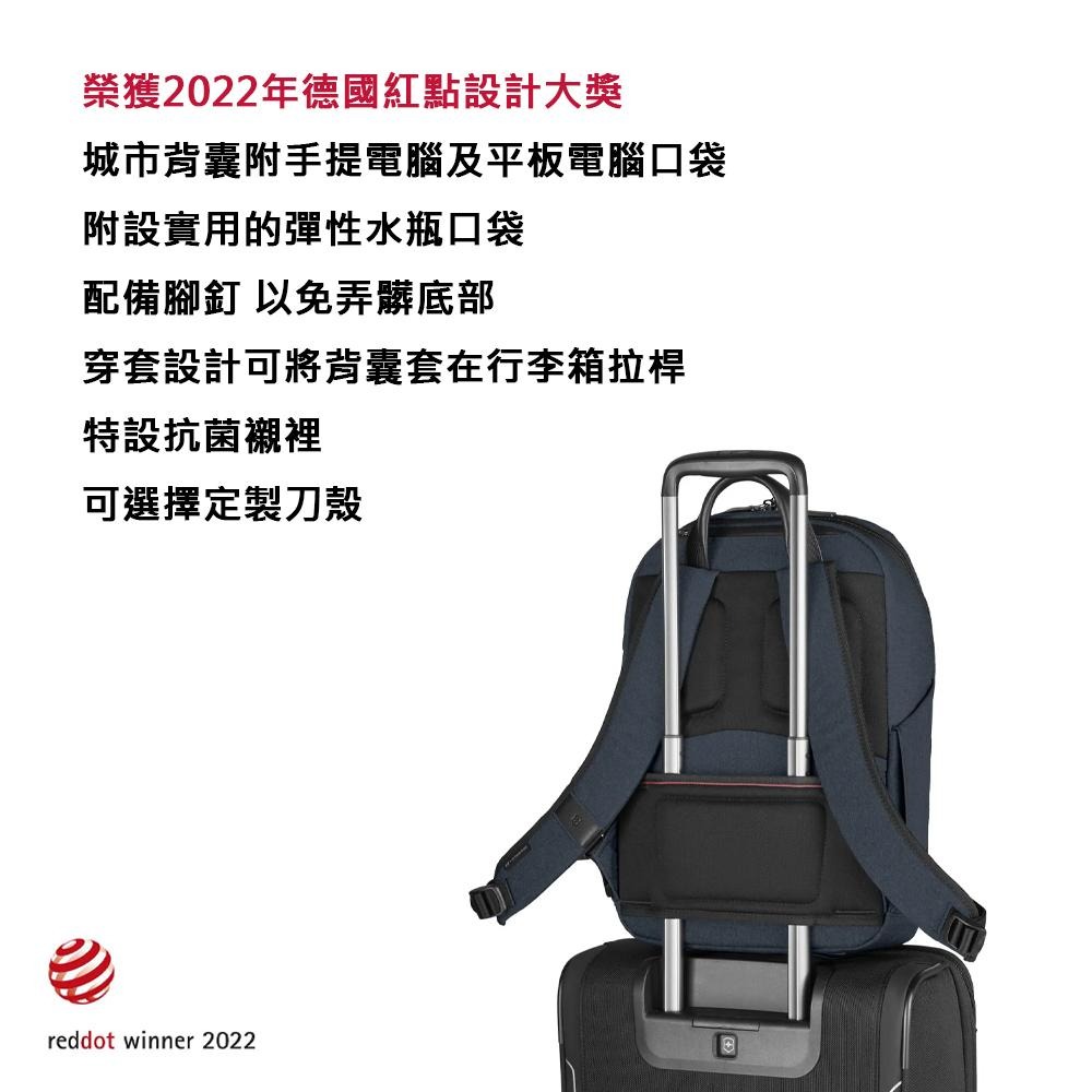 VICTORINOX 瑞士維氏 ArchitectureUrban2城市系列 後背包 灰/藍 611955/612670-細節圖7