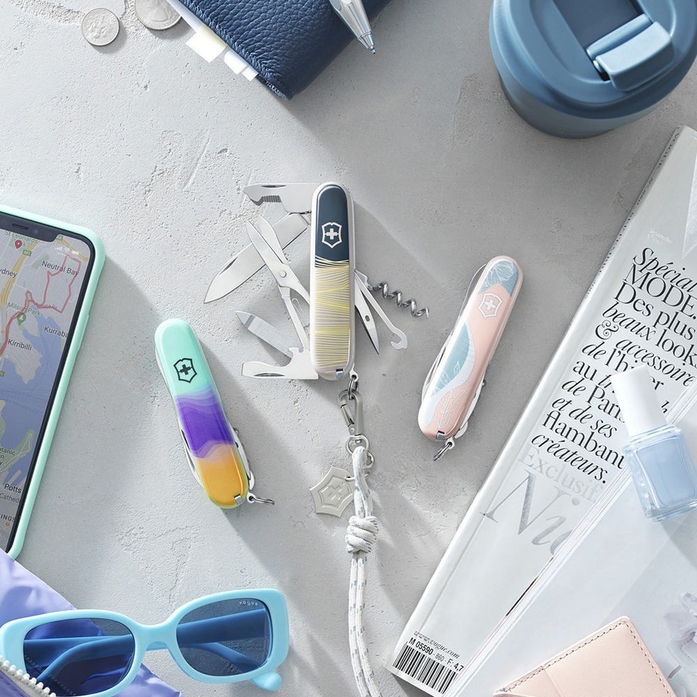 VICTORINOX 瑞士維氏 瑞士刀 女士系列 16用 91mm 巴黎/悉尼/紐約 1.3909.E21/22/23-細節圖8