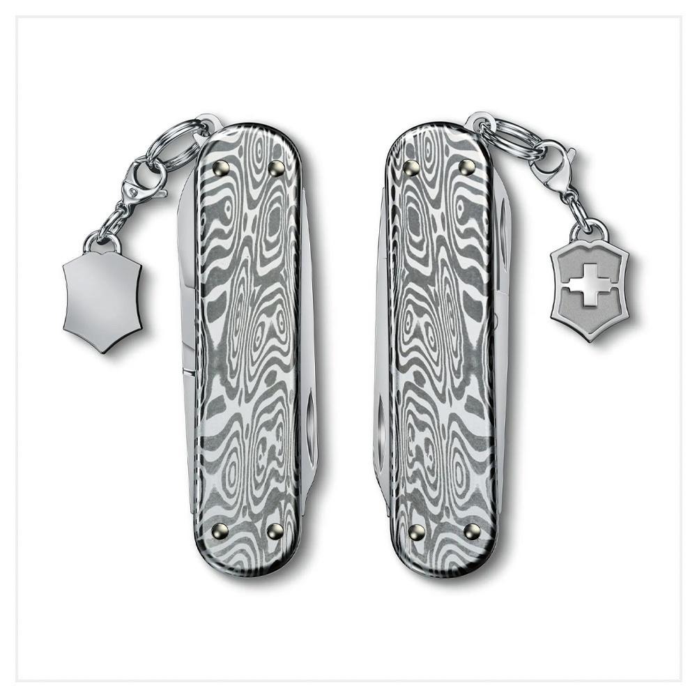 VICTORINOX 瑞士維氏 瑞士刀 Brilliant Collection 大馬士革鋼刀殼 0.6221.34-細節圖3