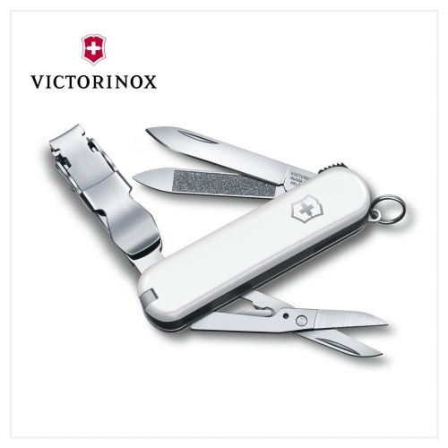 VICTORINOX 瑞士維氏 瑞士刀 Nail Clip 580 65mm 白 0.6463.7