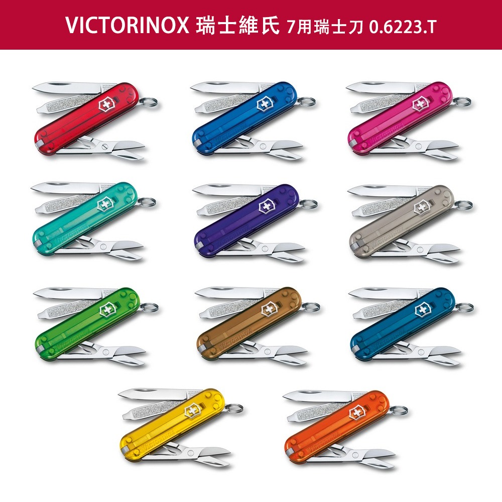 VICTORINOX 瑞士維氏 瑞士刀 7用 58mm Deep Ocean 透藍色 0.6223.T2G-細節圖3