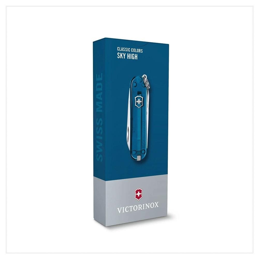 VICTORINOX 瑞士維氏 瑞士刀 7用 58mm Sky High 深透藍 0.6223.T61G-細節圖2