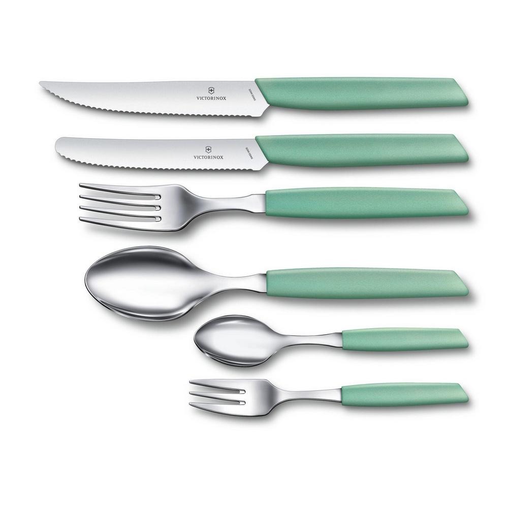 VICTORINOX 瑞士維氏 Swiss Modern 牛排刀 12cm 綠 6.9006.12W41-細節圖2