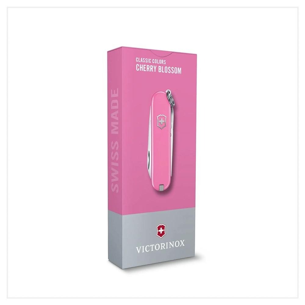 VICTORINOX 瑞士維氏 瑞士刀 7用款 58mm Cherry Blossom 粉紅 0.6223.51G-細節圖2