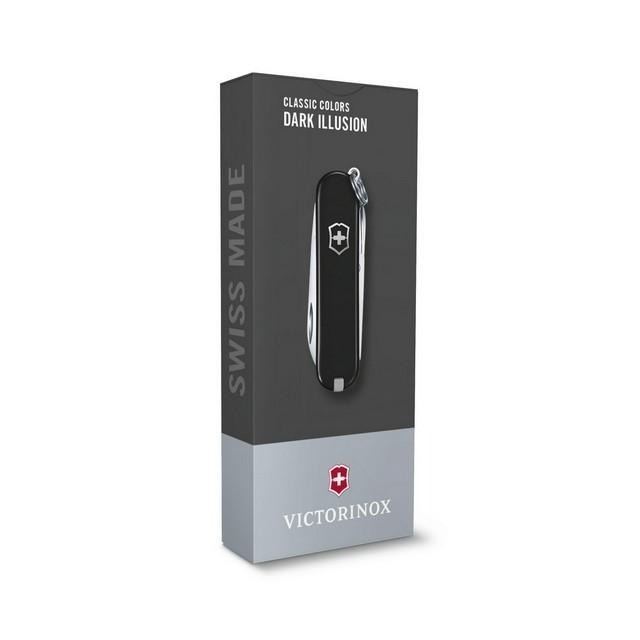 VICTORINOX 瑞士維氏 瑞士刀 7用 58mm Dark Illusion 黑 0.6223.3G-細節圖2