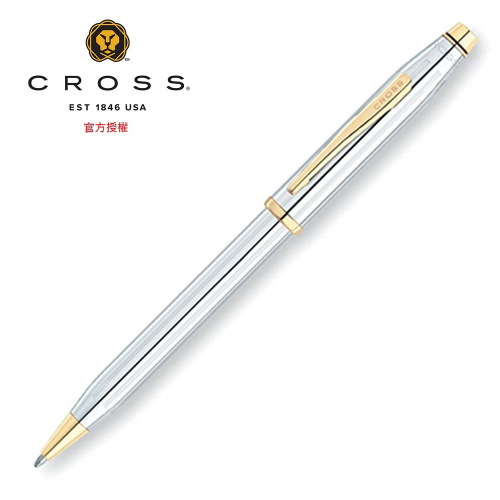 CROSS 新世紀系列 金鉻 新型原子筆 3302WG