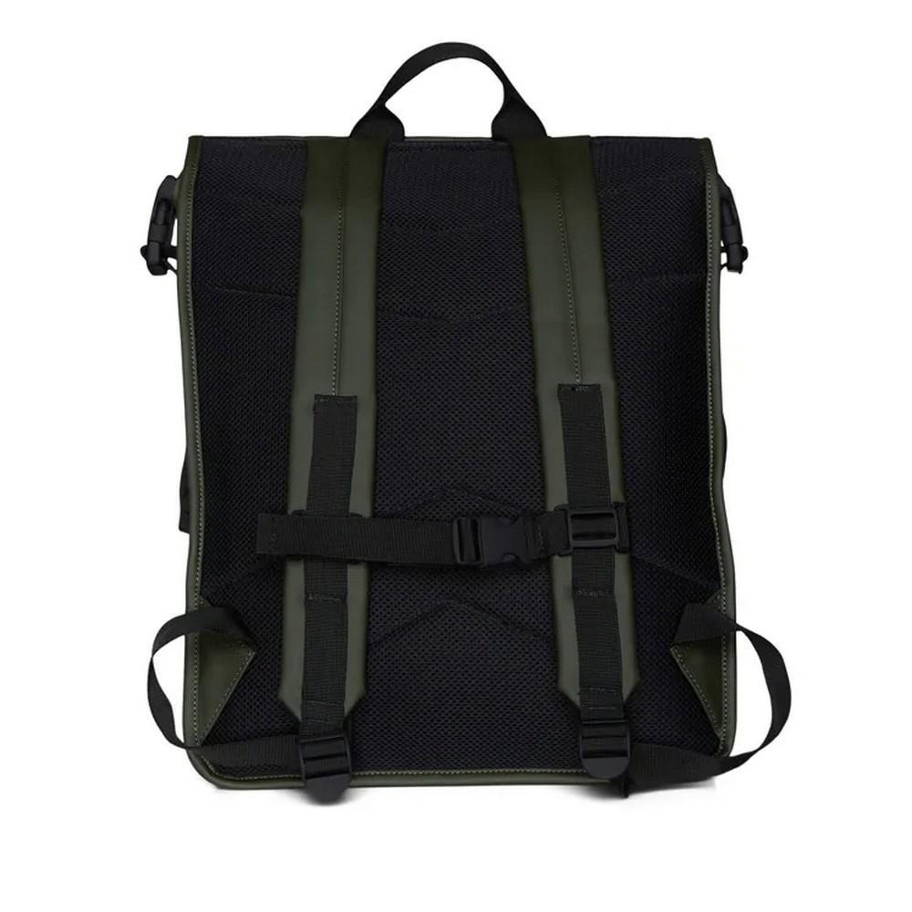 RAINS Buckle Rolltop Rucksack 防水捲蓋後背包(13720) Green-細節圖3