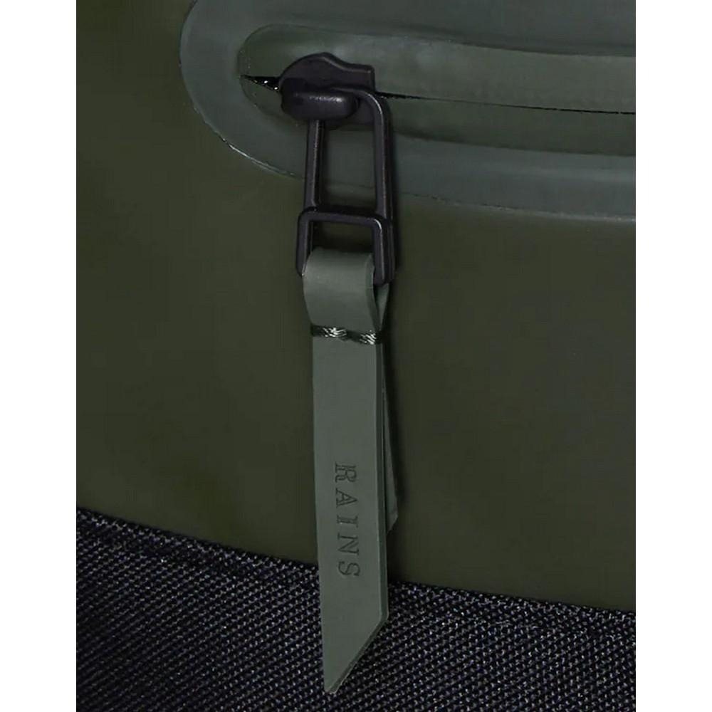 RAINS Buckle Rolltop Rucksack 防水捲蓋後背包(13720) Green-細節圖4