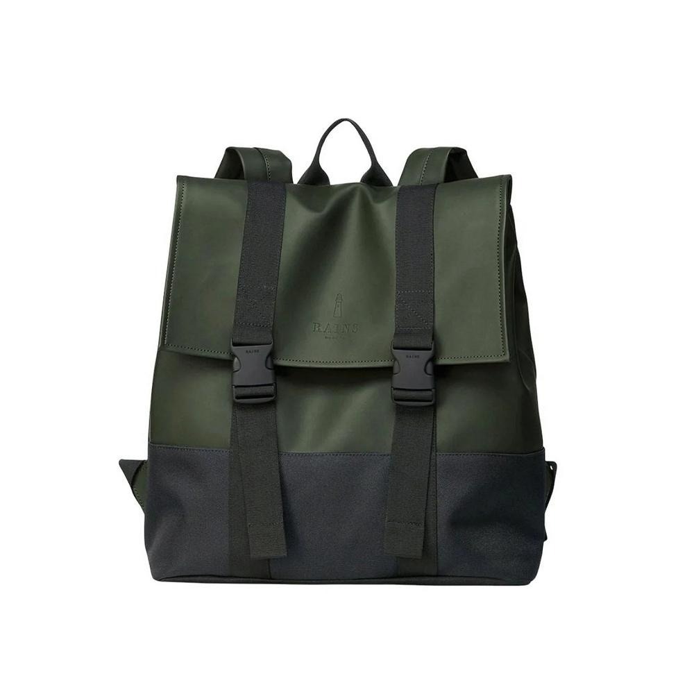 RAINS Buckle MSN Bag 防水雙扣環後背包(13710) Green-細節圖2