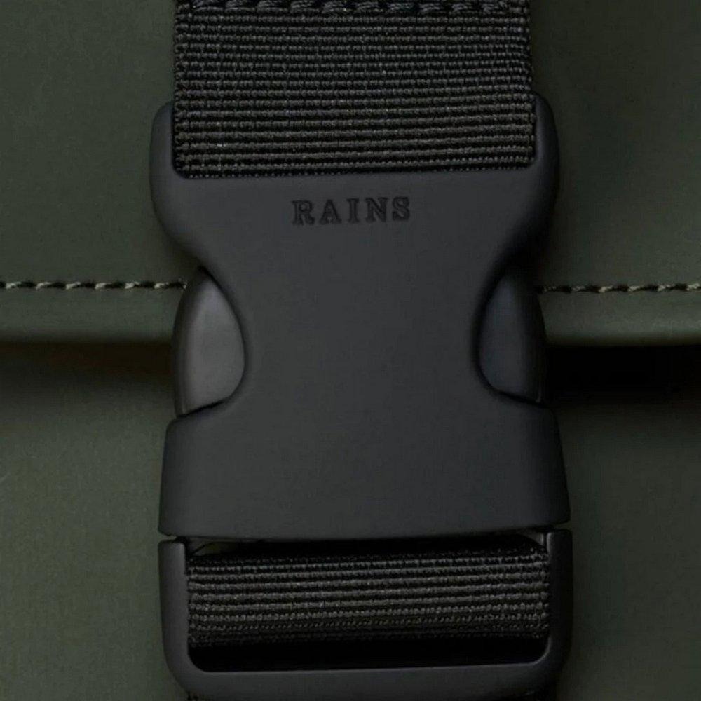 RAINS Buckle MSN Bag 防水雙扣環後背包(13710) Green-細節圖4