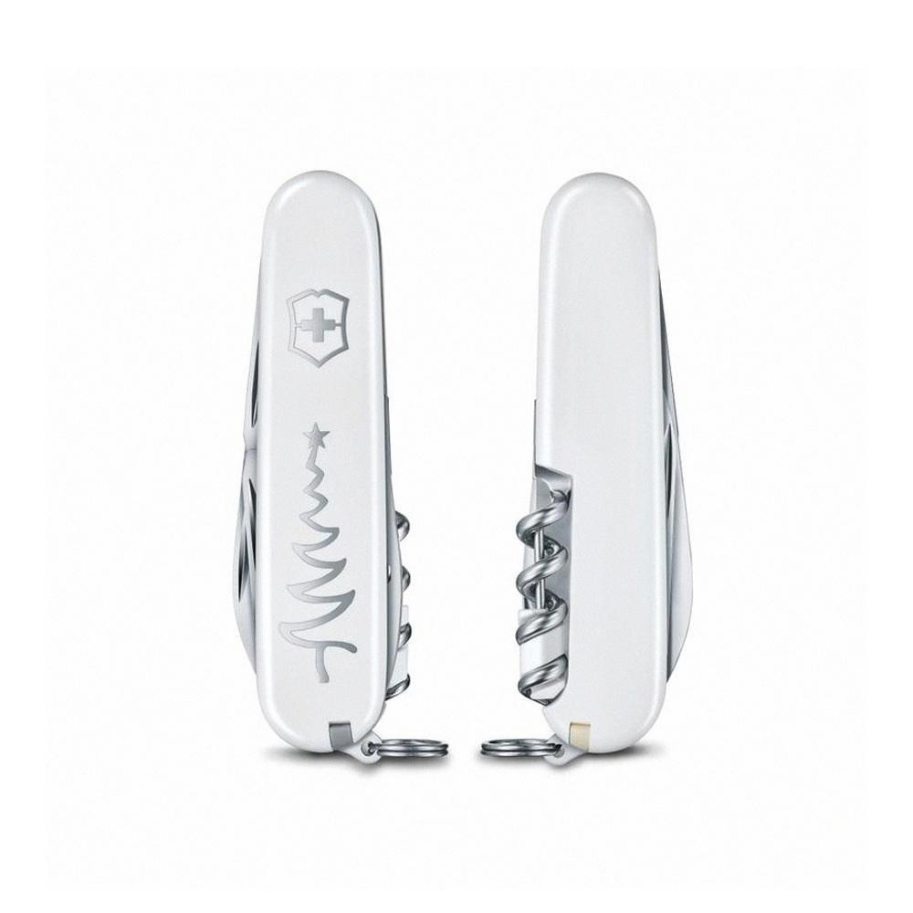 VICTORINOX 瑞士維氏 2018白色聖誕特別版 瑞士刀 13用/84MM 0.3804.77-細節圖2