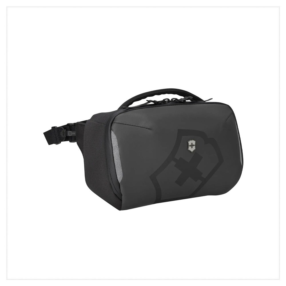 VICTORINOX 瑞士維氏 Touring 2.0 斜背包 11x30x17cm 灰/黑 612127/612128-細節圖3