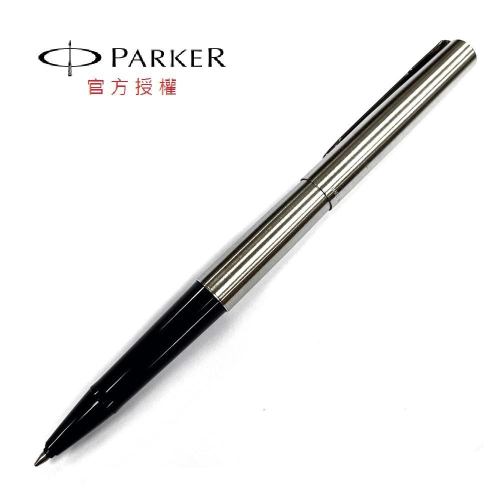 PARKER T波 鋼桿白夾 鋼珠筆