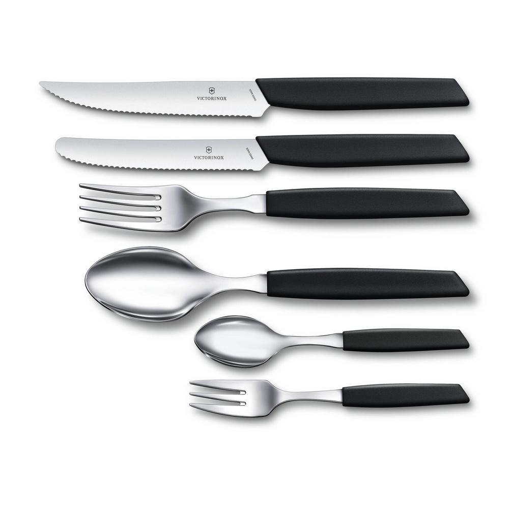 VICTORINOX 瑞士維氏 Swiss Modern 蕃茄刀 11cm  黑 6.9003.11W-細節圖2