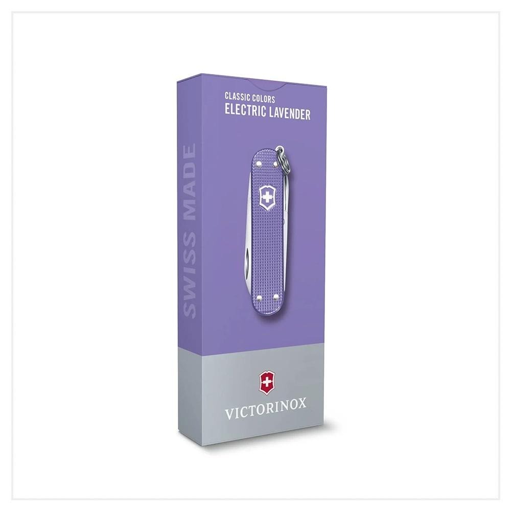 VICTORINOX 瑞士維氏 5用 瑞士刀 Electric Lavender 鋁合金薰衣草紫 0.6221.223G-細節圖2