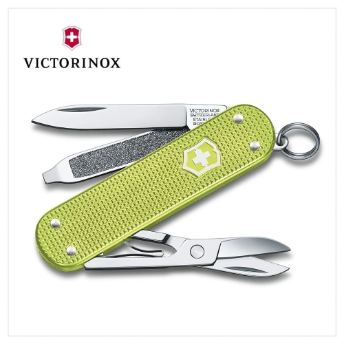 VICTORINOX 瑞士維氏 瑞士刀 5用 58mm Lime Twist 經典鋁合金萊姆綠 0.6221.241G - 城市視角 ...