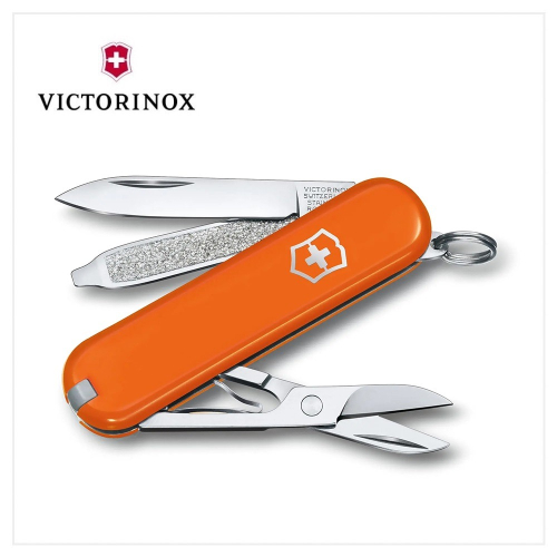 VICTORINOX 瑞士維氏 瑞士刀 7用 58mm Mango Tango 橘 0.6223.83G