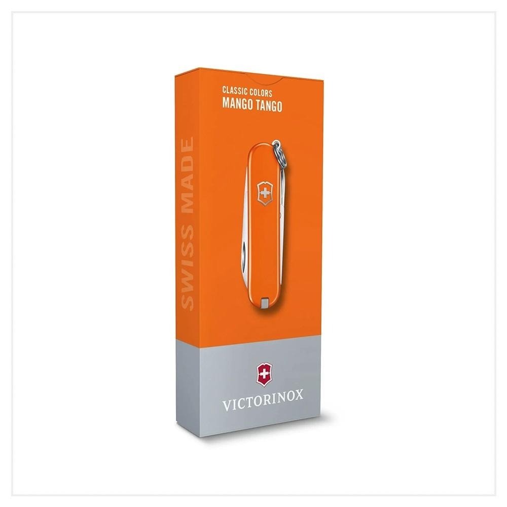 VICTORINOX 瑞士維氏 瑞士刀 7用 58mm Mango Tango 橘 0.6223.83G-細節圖2