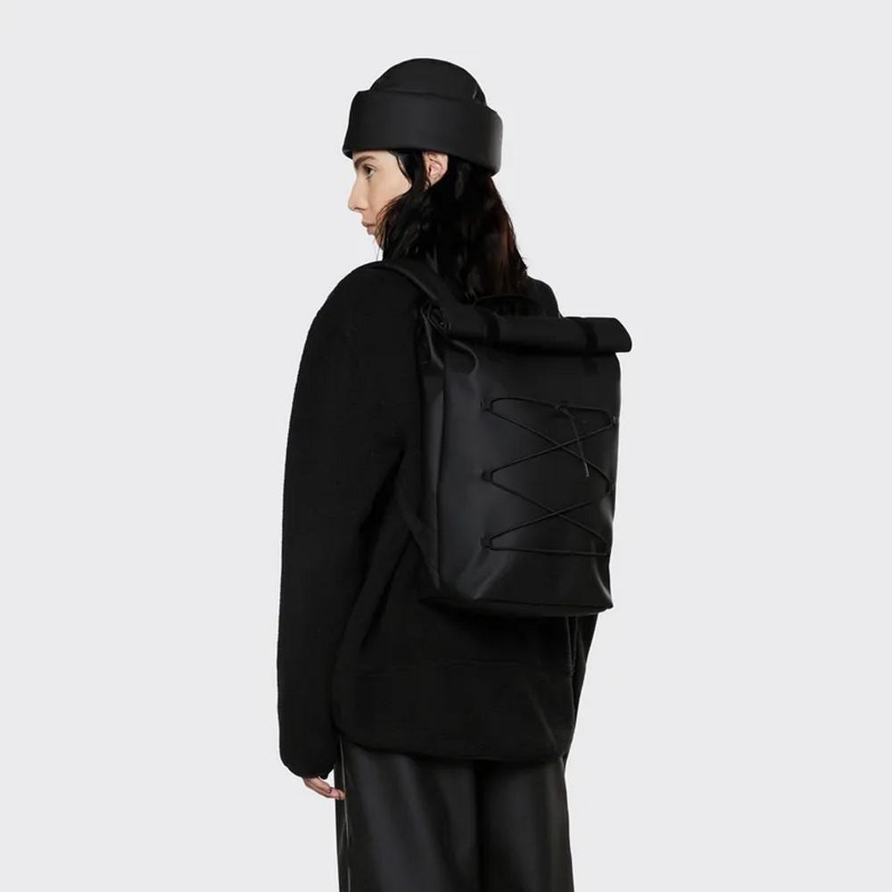 RAINS Velcro Rolltop Backpack 防水捲蓋後背包(13640)-細節圖3