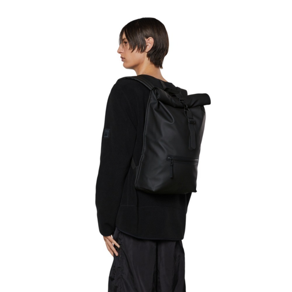 RAINS Rolltop Rucksack W3 經典防水捲蓋後背包(13320)-細節圖4