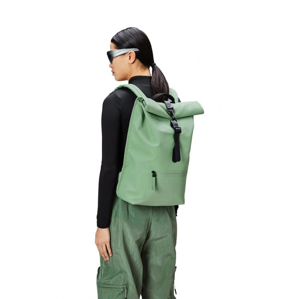 RAINS Rolltop Rucksack W3 經典防水捲蓋後背包(13320)-細節圖6