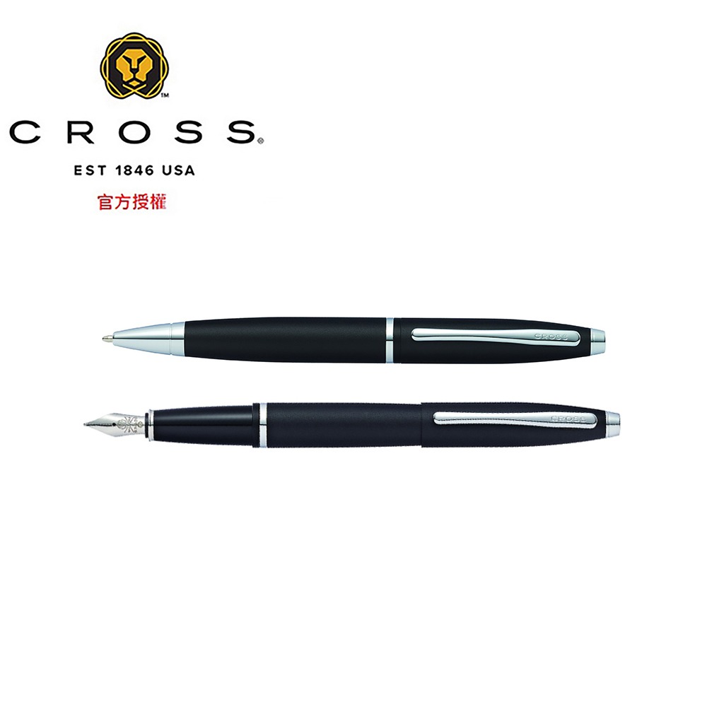 CROSS凱樂系列 鍛黑鋼筆+原子筆 禮盒 AT0117B-14MS-細節圖2