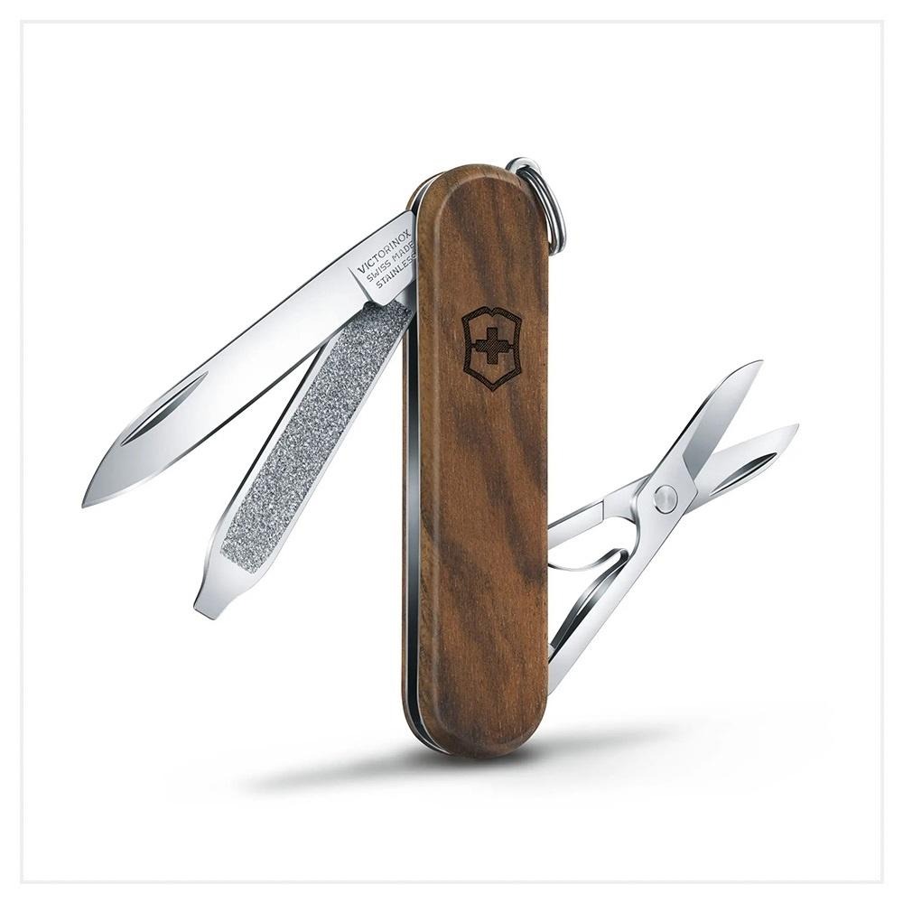 VICTORINOX 瑞士維氏 瑞士刀 5用 58mm 胡桃木 0.6221.63-細節圖2