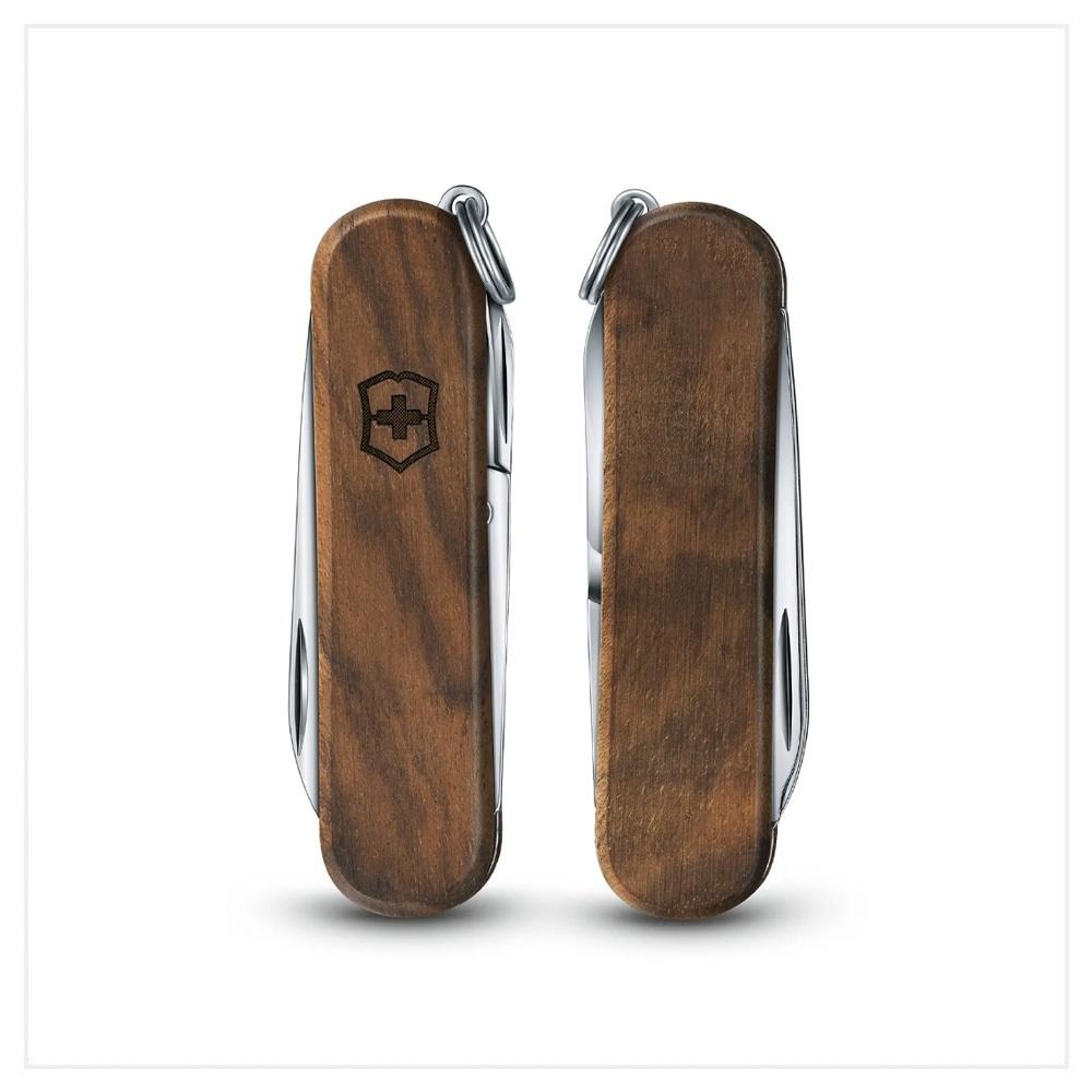 VICTORINOX 瑞士維氏 瑞士刀 5用 58mm 胡桃木 0.6221.63-細節圖4