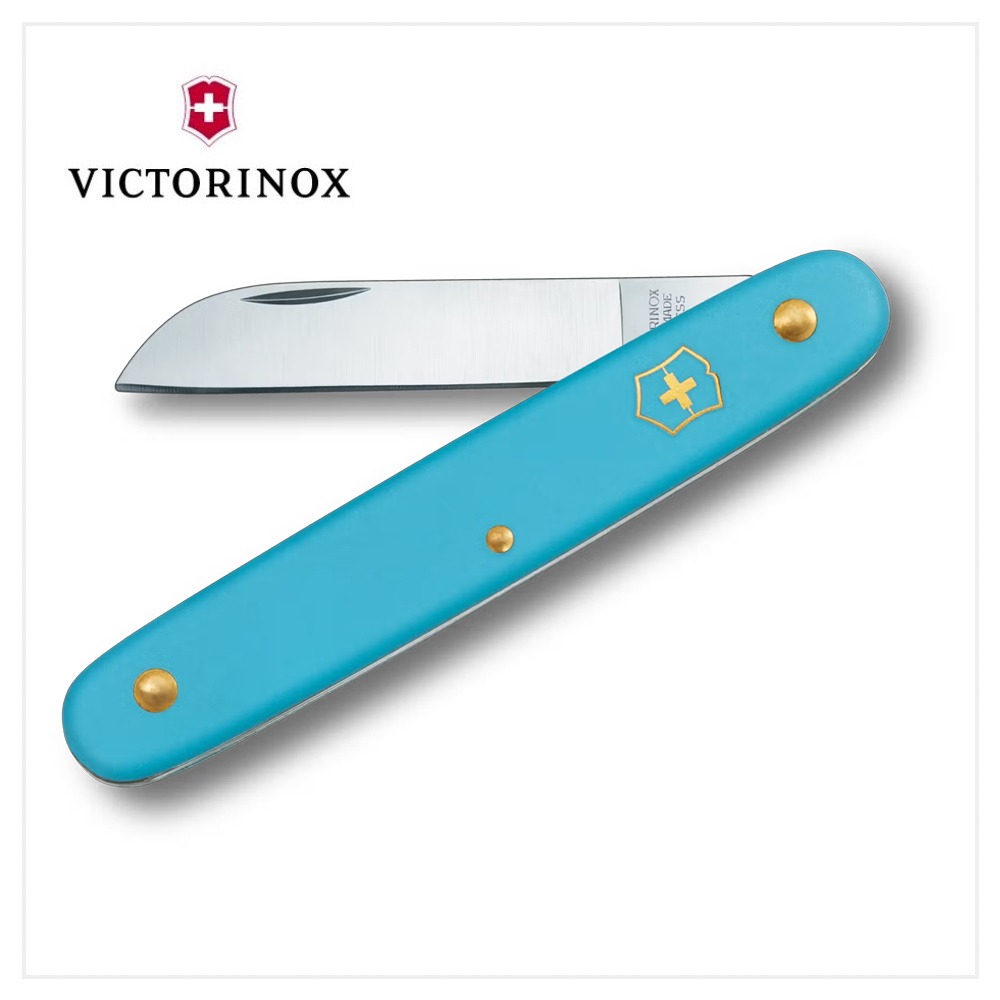 VICTORINOX 瑞士維氏 園藝 花卉刀 紅/黑/紫/藍/綠/粉 3.9050-細節圖6