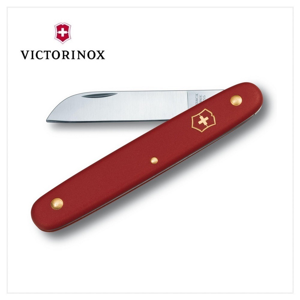 VICTORINOX 瑞士維氏 園藝 花卉刀 紅/黑/紫/藍/綠/粉 3.9050-規格圖8