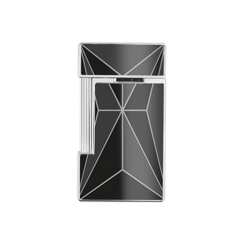 S.T.Dupont 都彭 slimmy 打火機 黑/鉻 28277-細節圖3