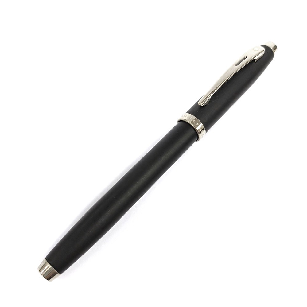 SHEAFFER 9317 100系列 霧黑銀夾 鋼珠筆 E1931751-細節圖2