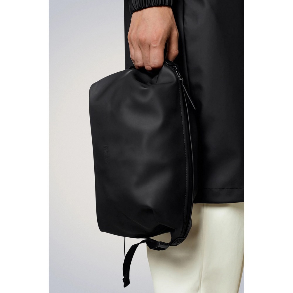 RAINS Hilo Wash Bag W3 防水盥洗包(15630) Black-細節圖5