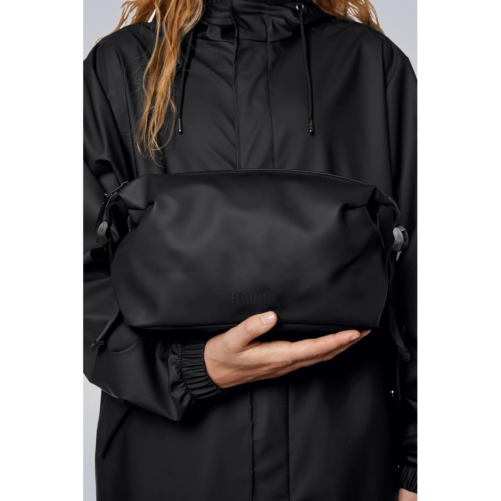 RAINS Hilo Wash Bag W3 防水盥洗包(15630) Black-細節圖6