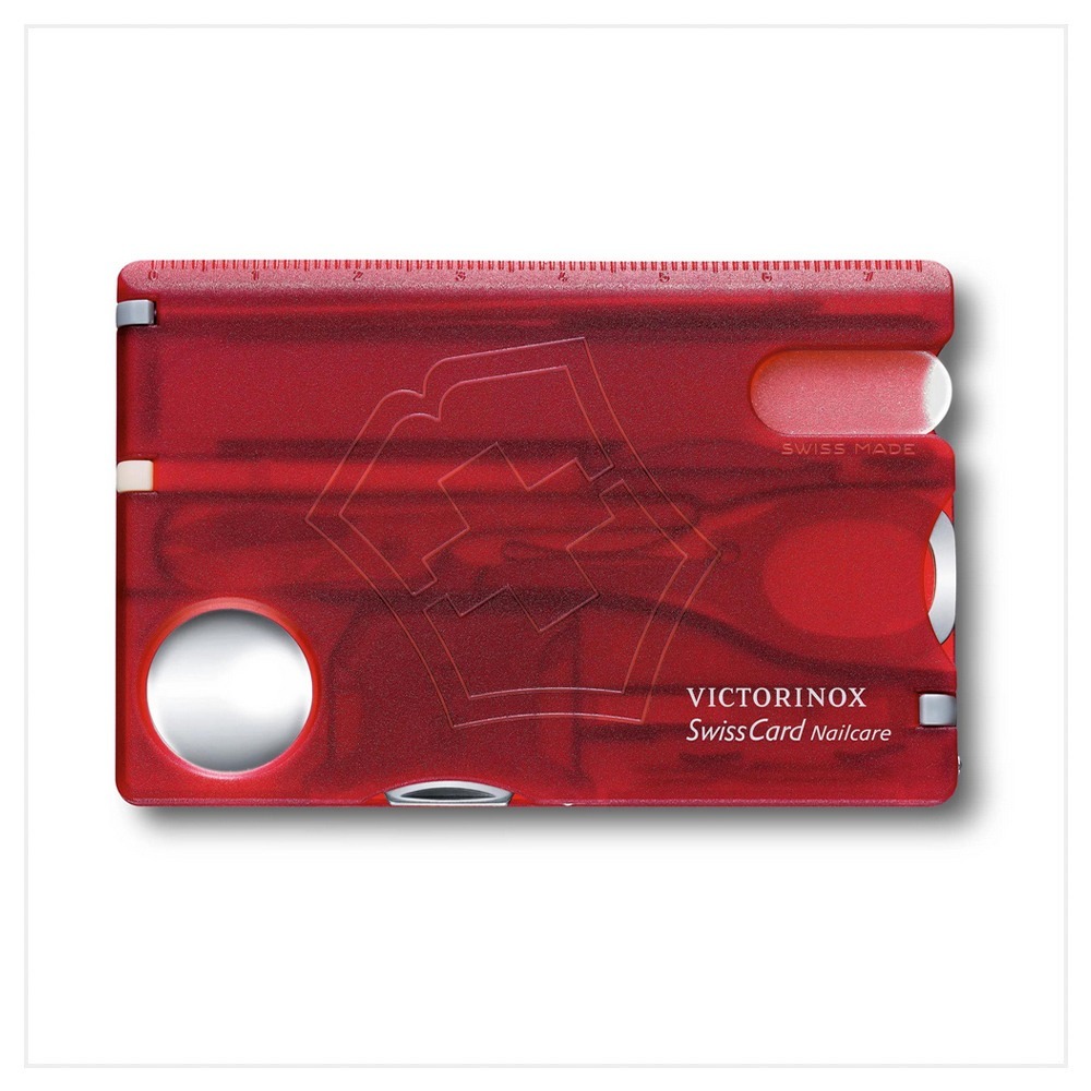 VICTORINOX 瑞士維氏 瑞士卡 13用 透紅 0.7240.T-細節圖2