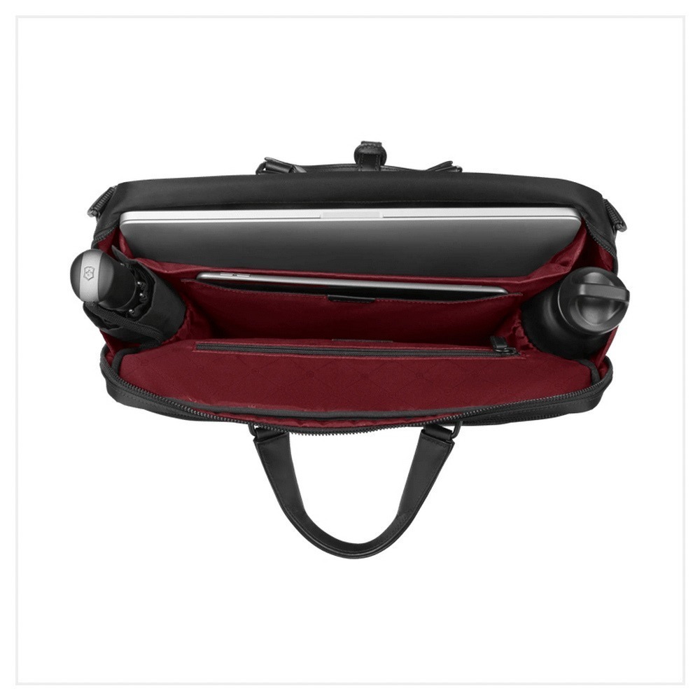 VICTORINOX 瑞士維氏 AlexNero系列 15.6吋電腦公事包 黑/海軍藍 611805/653670-細節圖4