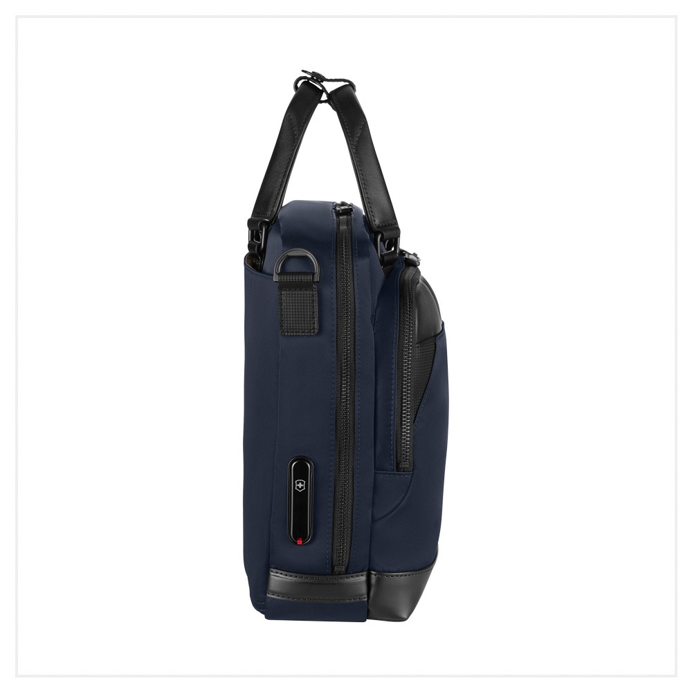 VICTORINOX 瑞士維氏 AlexNero系列 15.6吋電腦公事包 黑/海軍藍 611805/653670-細節圖10