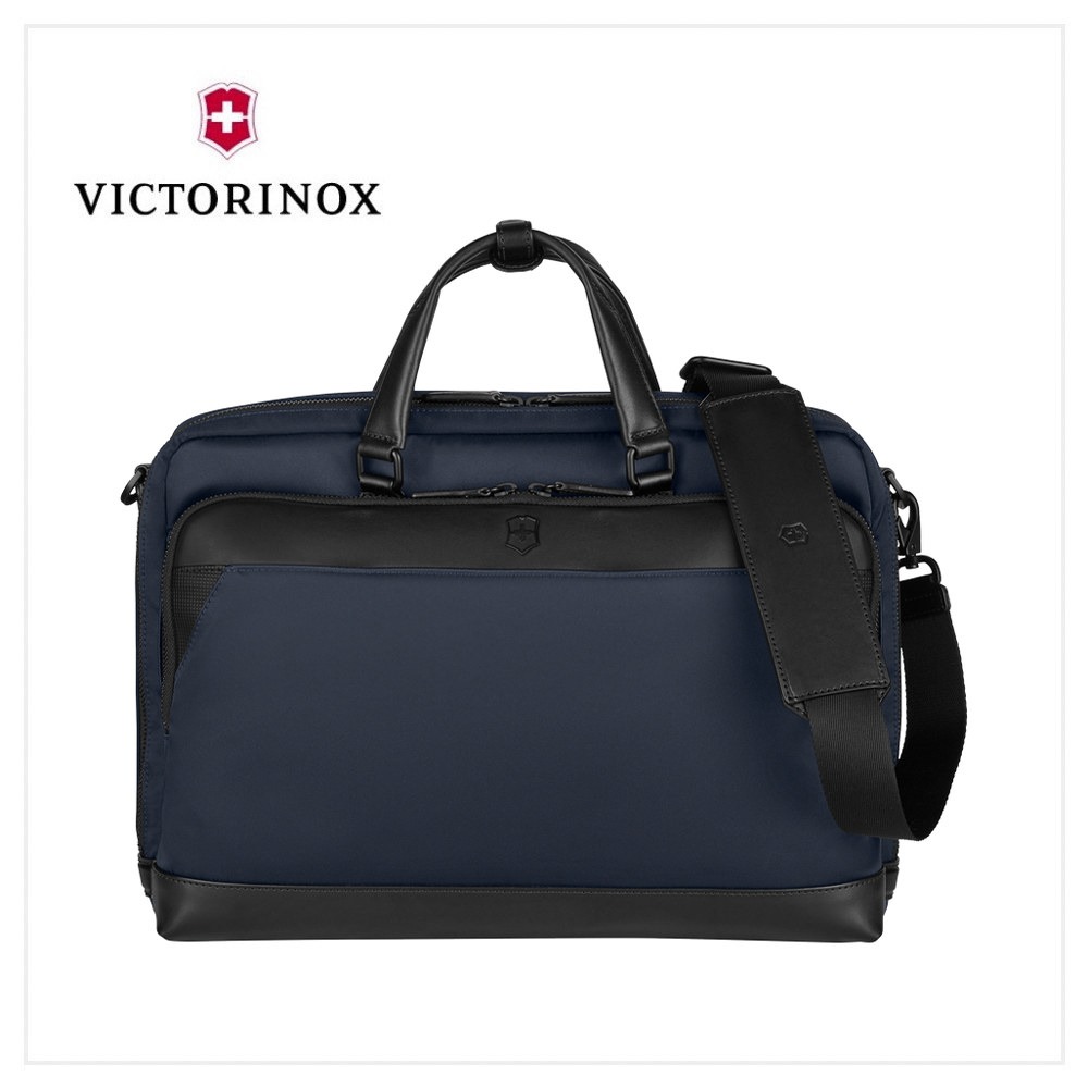 VICTORINOX 瑞士維氏 AlexNero系列 15.6吋電腦公事包 黑/海軍藍 611805/653670-規格圖11
