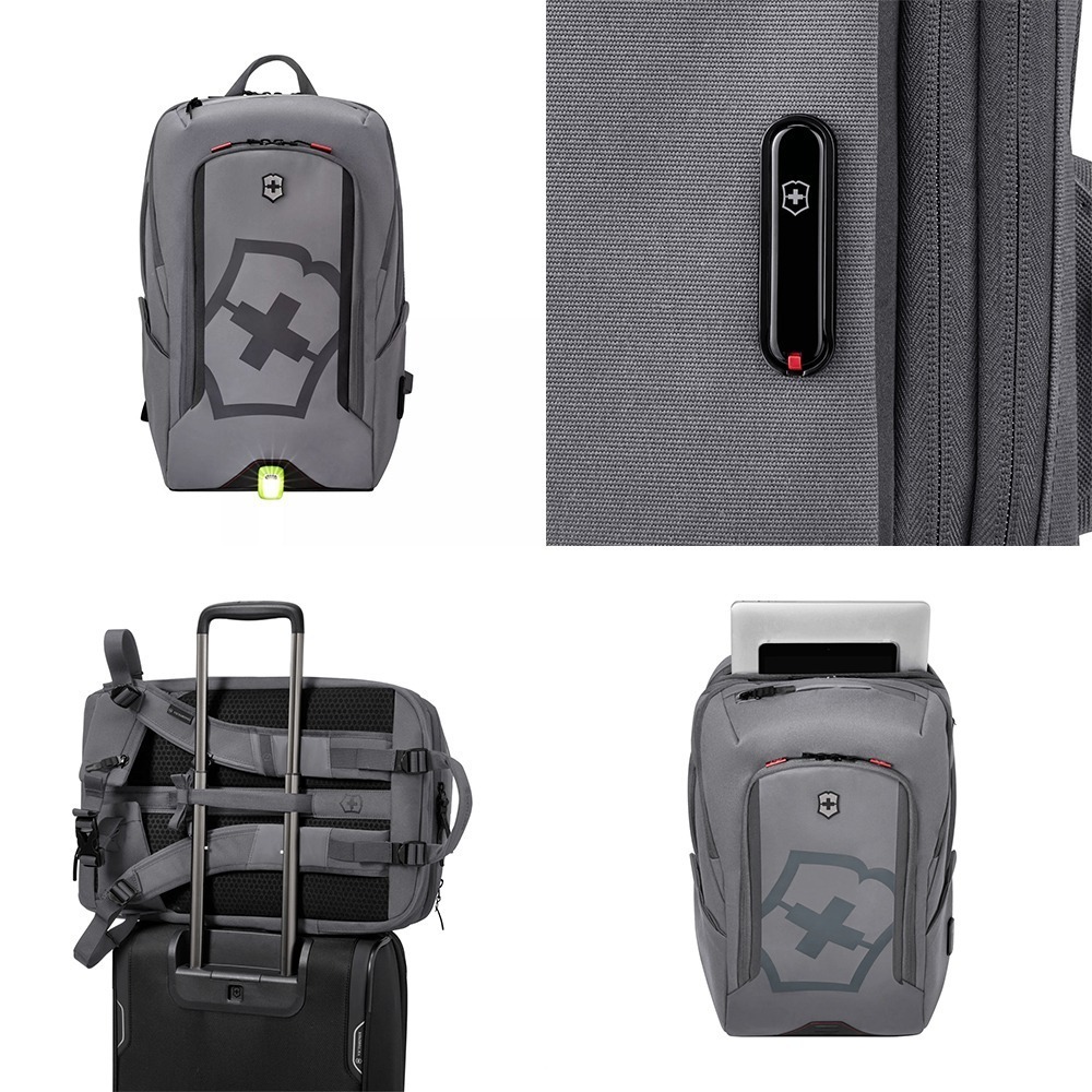 VICTORINOX 瑞士維氏 Touring 2.0 旅行後背包 灰/黑 612119/612120-細節圖5