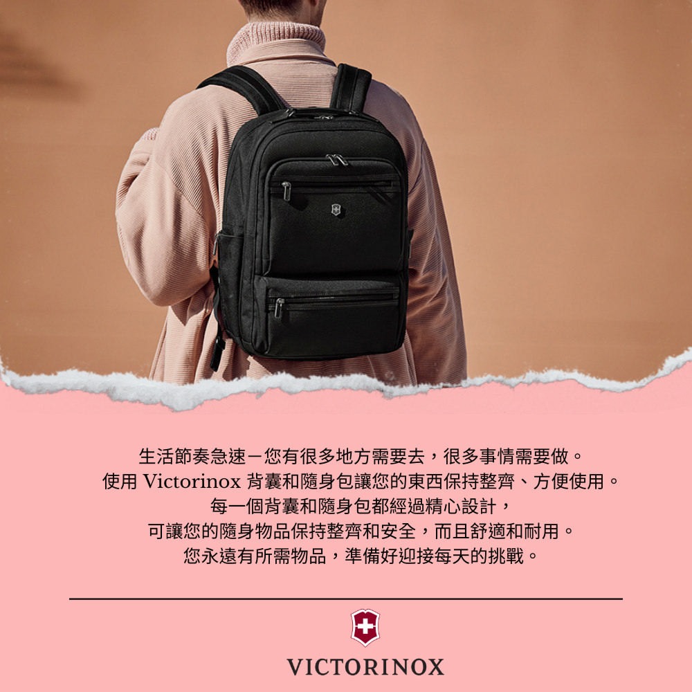 VICTORINOX 瑞士維氏 Altmont Original 15.6吋 電腦後背包 藍 606743-細節圖8