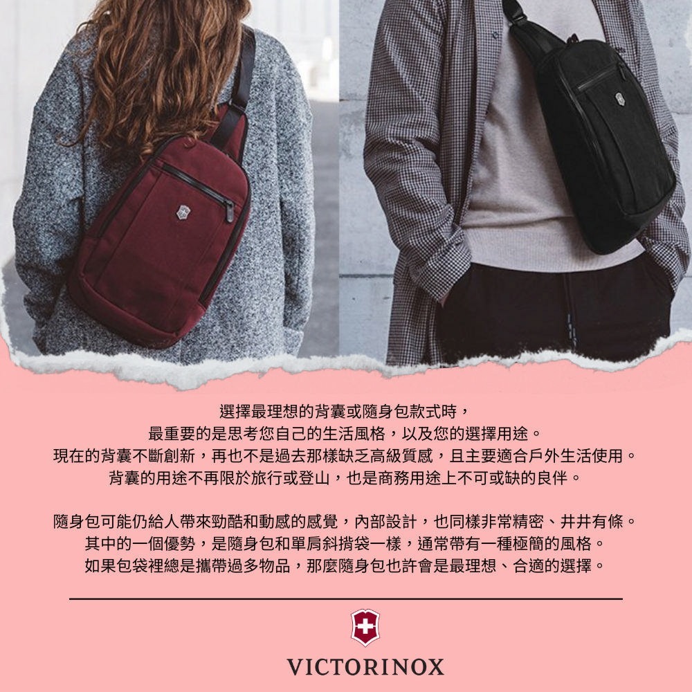 VICTORINOX 瑞士維氏 TA Edge Packable Crossbody 斜背包 610942-細節圖8