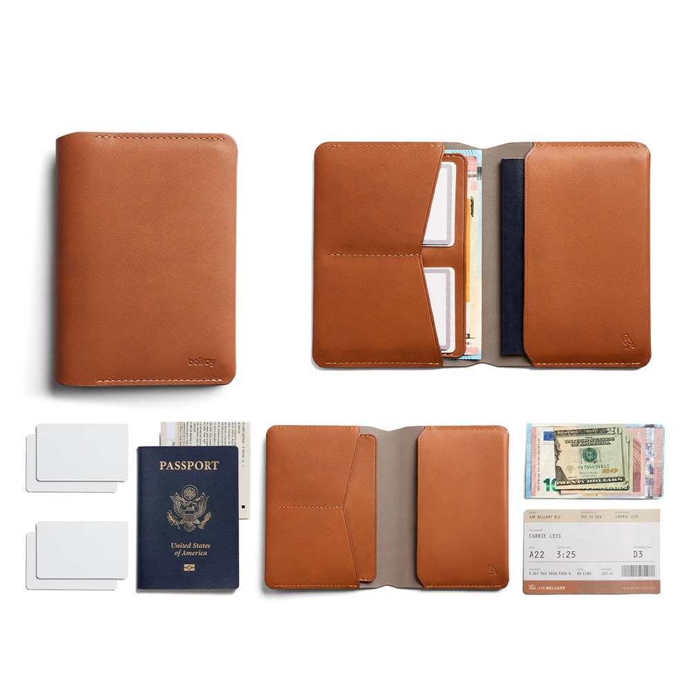 Bellroy Passport Cover 皮革護照夾(WPCA)-細節圖9