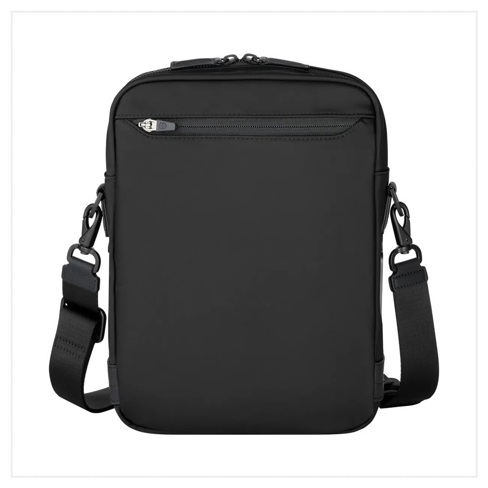 VICTORINOX 瑞士維氏 AlexNero系列 直式隨身斜背包 黑/海軍藍 612767/653674-細節圖7