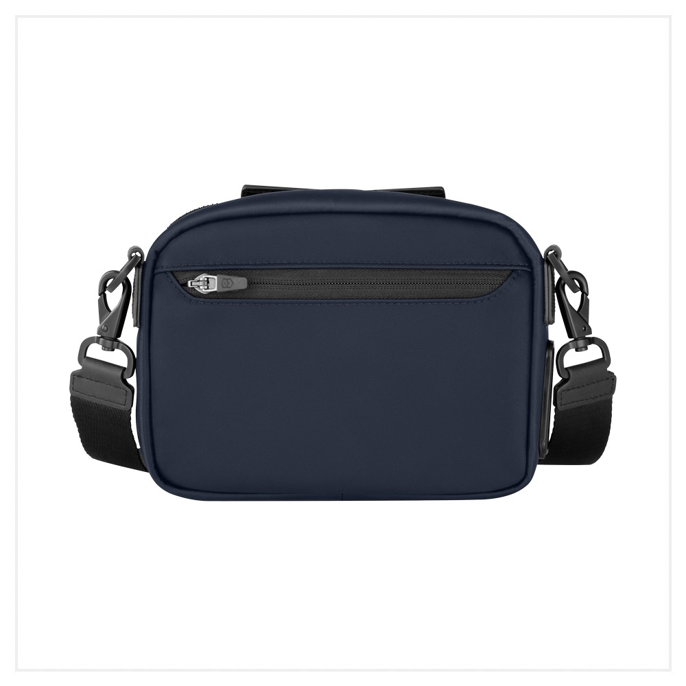 VICTORINOX 瑞士維氏 AlexNero系列 橫式隨身斜背包 黑/海軍藍 612768/653675-細節圖11