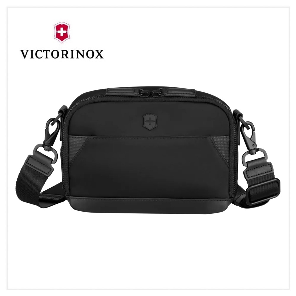 VICTORINOX 瑞士維氏 AlexNero系列 橫式隨身斜背包 黑/海軍藍 612768/653675-規格圖11